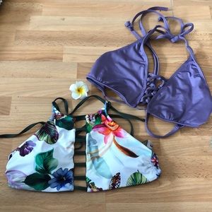 Selling 2 bathing suit tops together